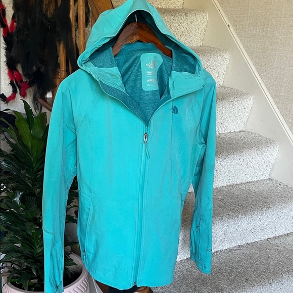 The North Face Aqua Full-Zip Waterproof Outdoor Rain Apex Flex Jacket - Picture 1 of 12